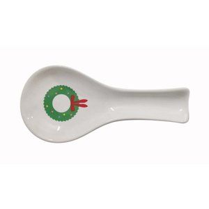 🎄NWT Bed Bath & Beyond Christmas Wreath Spoon Rest